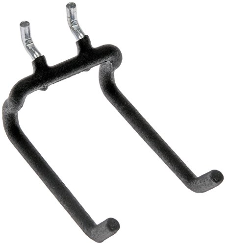 Dorman Hardware 4-9814 beschichteter flacher Doppelhaken für 6,35 mm (1/4 Zoll) Stecktafel von Dorman