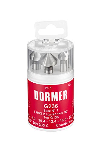 Dormer Countersink set, Set of 6 Dormer Countersink set, Set of 6 von Dormer