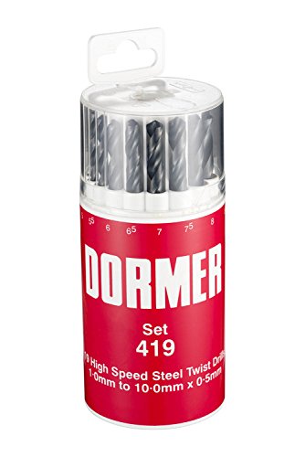 Dormer Jobber Drill Set, Set of 19 von Dorme