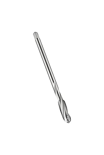 Dormer E258M6 Serie E258 HSS-E-PM 15 Grad Spiralnuten-Maschinengewindebohrer metrisch mit heller Oberfläche, DIN376 Standard, M6 x 1,00 mm Gewinde, 80 mm Länge von Dormer