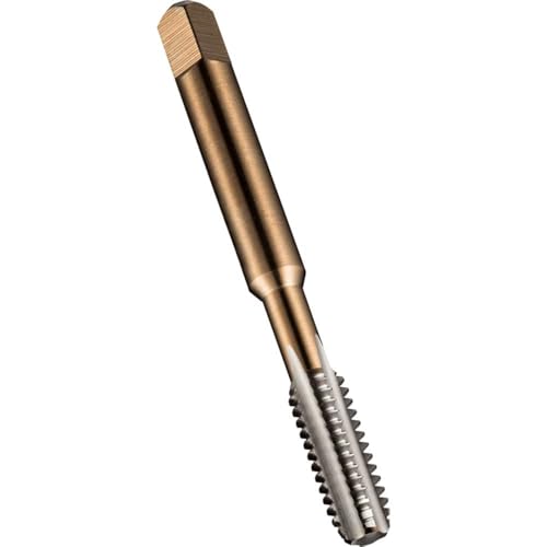 Dormer E5361/2NO1 Serie E536 HSS BSF Gerades Rillen-Handgewindebohrer, helles Finish, 1,27 cm (1/2 Zoll), 16 x 89 mm, Nr. 1 von Dormer