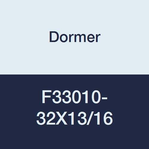 Dormer F33010-32X13/16 Runde verstellbare Schablonen, Split Typ, hell, UNF10, Hochgeschwindigkeitsstahl, Nenndurchmesser 4,83 mm, Durchmesser 13/16 Zoll, Höhe 1/4 Zoll von Dormer