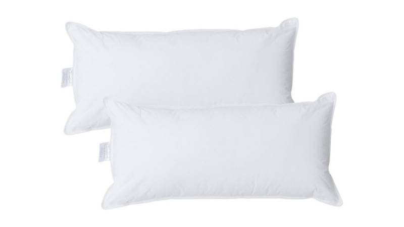 DormiGood Microfaserkissen 2er Set Premium Kopfkissen Mikrofaser, Allergiker geeignet, Seitenschläfer, Rückenschläfer, 40x80 cm, 40x80cm von DormiGood