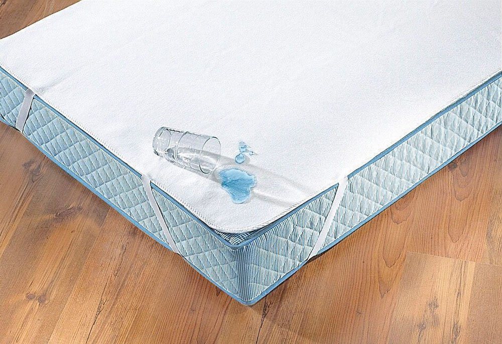 Matratzenauflage Protect & Care, 70x140, 90x200 cm und weiteren Größen, wasserdicht Dormisette Protect & Care, Auflage, Allergiker geeignet (Hausstauballergiker) von Dormisette Protect & Care