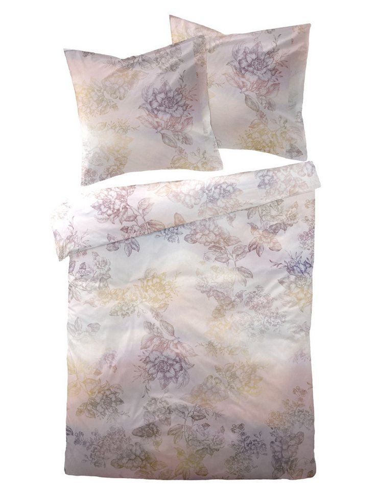 Dormisette Bettwäsche Dormisette Mako Satin Bettwäsche 155x220 Rosen Blüten silber flieder, Mako-Satin, 2 teilig Dormisette Bettwäsche Dormisette Mako Satin Bettwäsche 155x220 Rosen Blüten silber flieder, Mako-Satin, 2 teilig von Dormisette