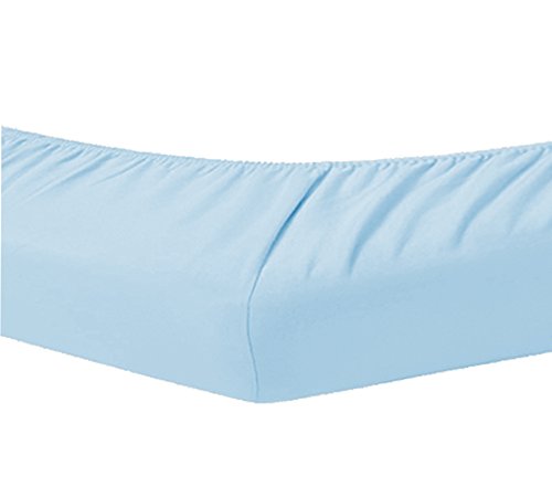 Dormisette Topper Spannbettlaken Boxspring Bett 180-200 x 200-220 cm 0301 Hellblau von Dormisette