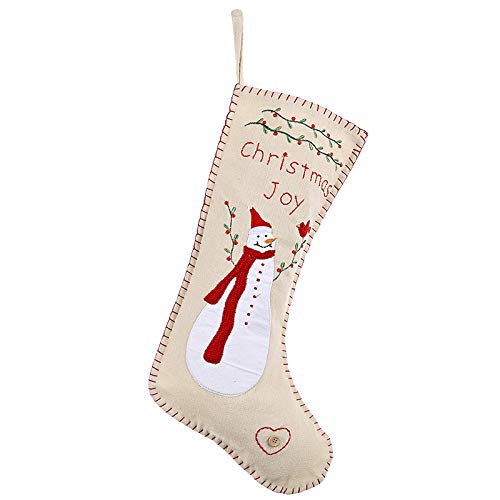 Dormstop Weihnachtsstrümpfe, Socken mit Stickerei, Geschenktasche, Kamin, Weihnachtsbaumdekoration, Neujahrsdekoration von Dormstop
