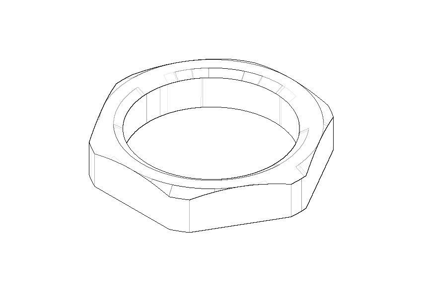 Dornbracht Befestigung Mutter Ersatzteile 092310012 1/2" 09231001290 von Dornbracht