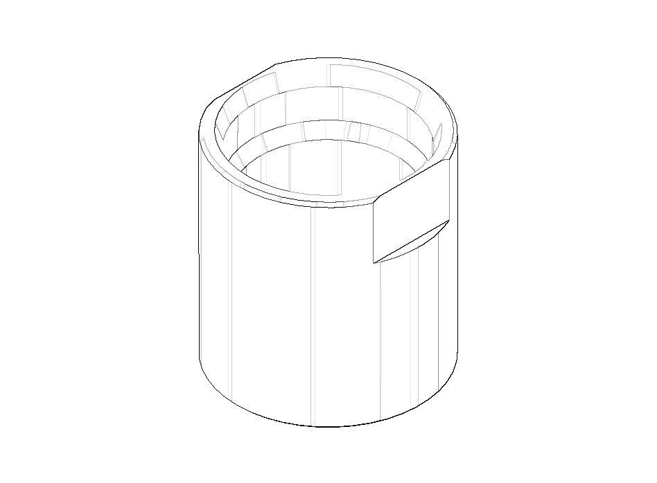 Dornbracht Befestigung Mutter Ersatzteile 092310100 D. 33 x 35 mm Platin gebürstet 092310100-06 von Dornbracht