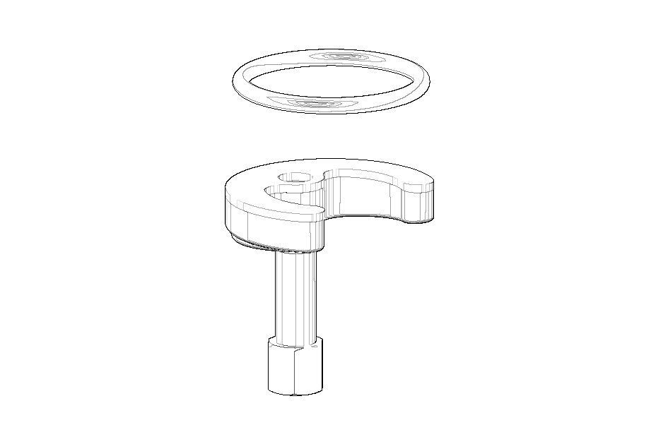 Dornbracht Befestigung für Pivot Ersatzteile 04301108578 M26 x 1 0430110857890 von Dornbracht