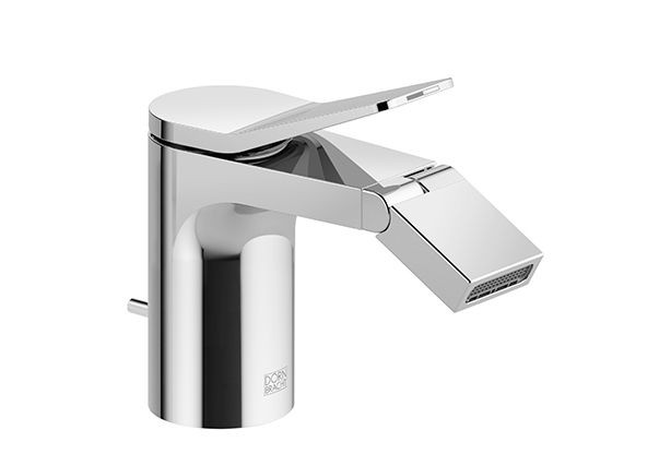 Dornbracht Bidet-Einhandbatterie mit Ablaufgarnitur LISSE 33600845 Dark Chrome 33600845-19 von Dornbracht