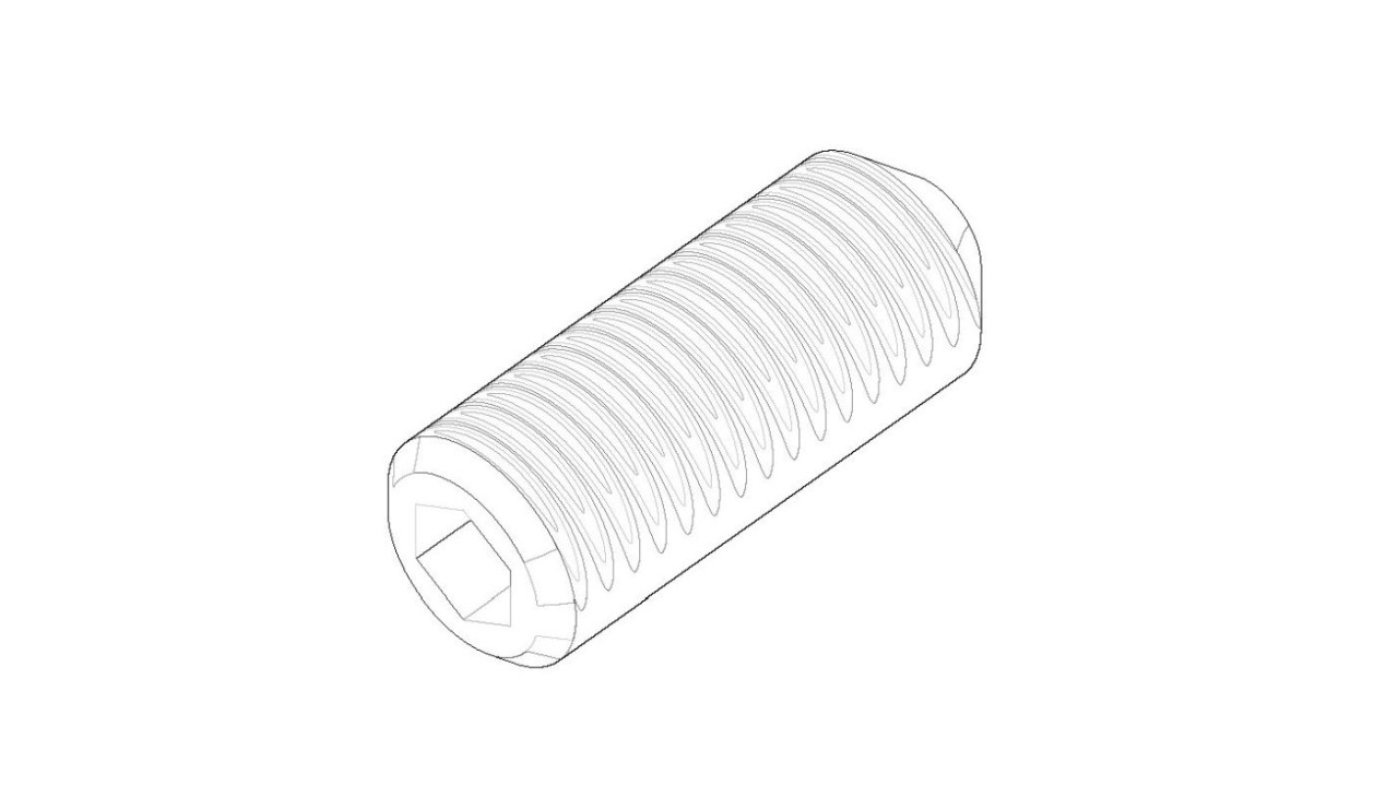 Dornbracht Befestigung Gewindestift Ersatzteile 093111061 M4 x 10 mm 09311106190 von Dornbracht