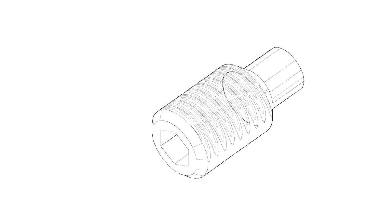 Dornbracht Befestigung Gewindestift Ersatzteile 093111141 M4 x 8 mm 09311114190 von Dornbracht