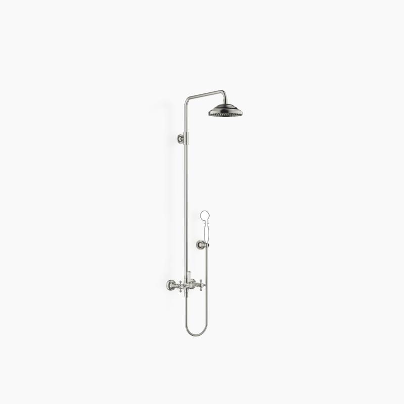 Dornbracht MADISON Showerpipe mit Brausebatterie, ohne Handbrause, Ausladung Standbrause 420 mm, 26632360-06 von Dornbracht