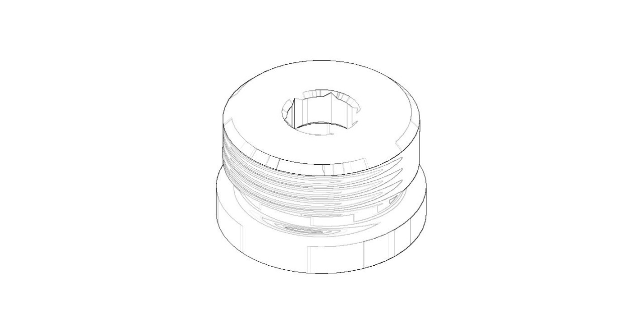 Dornbracht Nippel Ersatzteile 092404289 D. 13 x 7,5 mm Platin 092404289-08 von Dornbracht