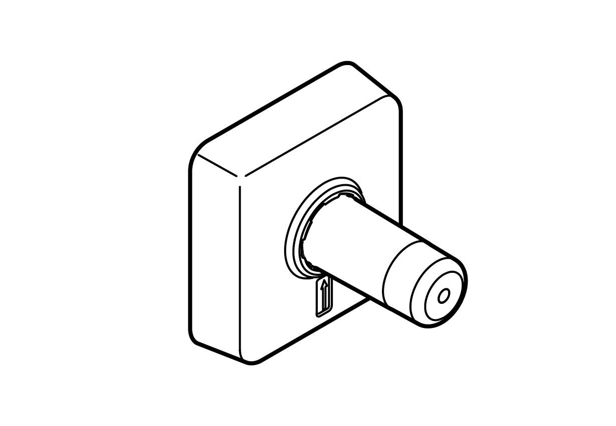 Dornbracht POT FILLER Unterputz-Wandwinkel SERIENNEUTRAL 35087970 3508797090 von Dornbracht