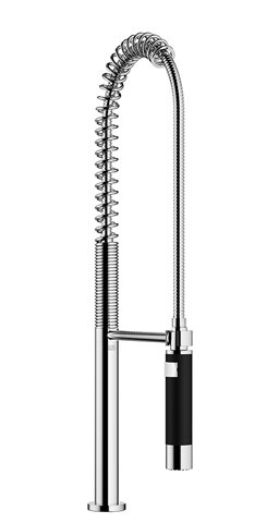 Dornbracht Profibrausengarnitur, runde Rosette, Antikalk-System, 27799970, Farbe: Messing von Dornbracht