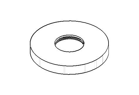 Dornbracht Rosette Ersatzteile 092797020 D. 70 x 9,2 x D. 26,3 mm Platin gebürstet 092797020-06 von Dornbracht