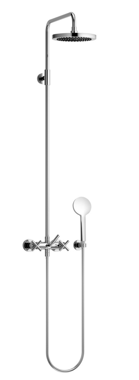 Dornbracht Shower Pipe ohne Handbrause TARA 26633892 220 mm Dark Chrome 26633892-19 von Dornbracht