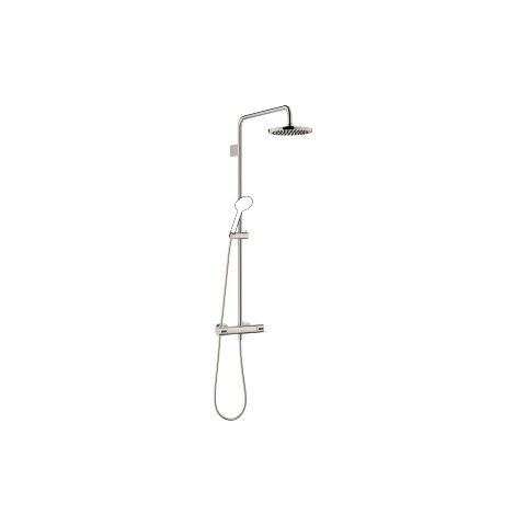 Dornbracht Showerpipe mit Brause-Thermostat, ohne Handbrause, Ausladung Standbrause 450 mm, Kopfbrause 220 mm, 34459979, Farbe: Platin von Dornbracht