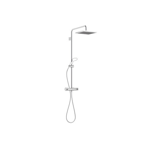 Dornbracht Showerpipe mit Brause-Thermostat, ohne Handbrause, Ausladung Standbrause 450 mm, Kopfbrause 300x240 mm, 34459980, Farbe: Chrom von Dornbracht