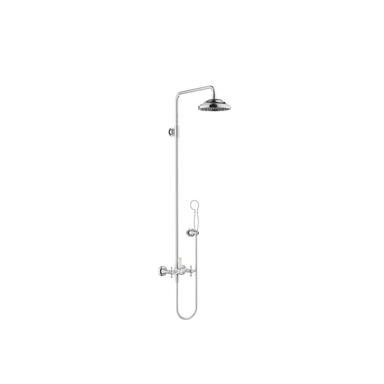 Dornbracht Shower Pipe mit Brausebatterie MADISON 26632360 Chrom 26632360-00 von Dornbracht