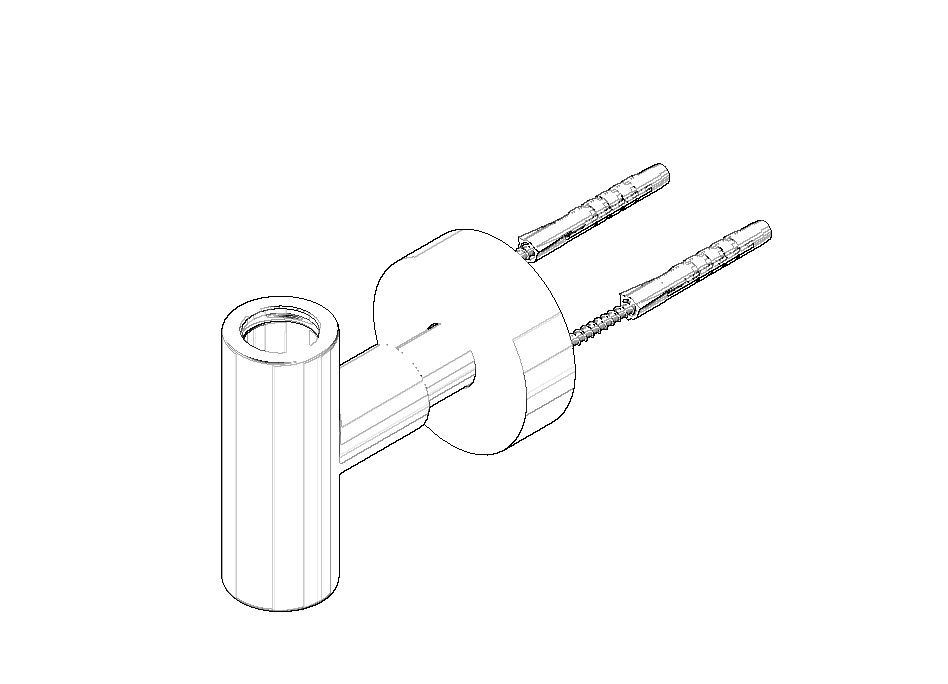 Dornbracht Befestigung für Brause Stand Ersatzteile 90171103701 Chrom 90171103701-00 von Dornbracht