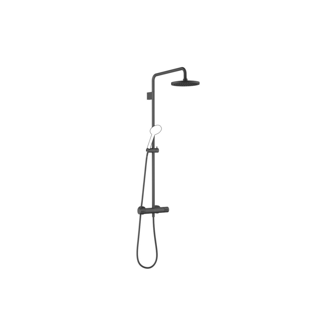 Dornbracht Shower Pipe mit Brause-Thermostat SERIENSPEZIFISCH 34459979 Schwarz matt 34459979-33 von Dornbracht