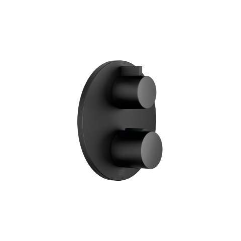 Dornbracht Unterputz Thermostat mit Einweg-Mengenregulierung, Bausatz-Endmontage, 36425970, Farbe: Schwarz Matt von Dornbracht