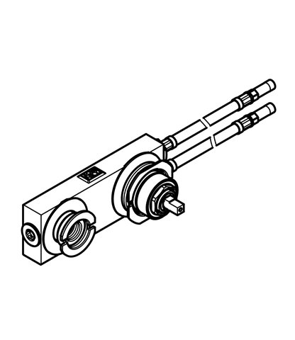 Dornbracht Wand-Waschtisch-Einhandbatterie, Mischer rechts, Bausatz-Vormontage, 35816970 von Dornbracht