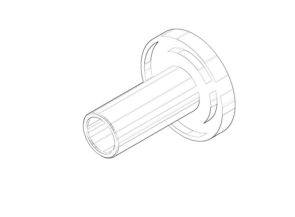 Dornbracht Zugstangenführung Ersatzteile 091840022 D. 45 x 52 mm chr gebürstet 091840022-93 von Dornbracht