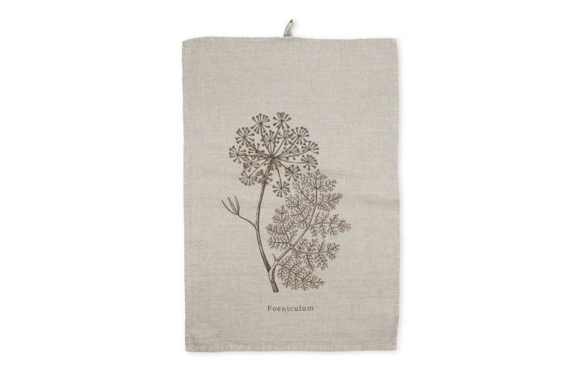 Dorothee Lehnen Geschirrtuch Geschirrtuch Sommerflora Foeniculum 45x65 cm, (1-tlg., 1 x Geschirrtuch), bedruckt von Dorothee Lehnen