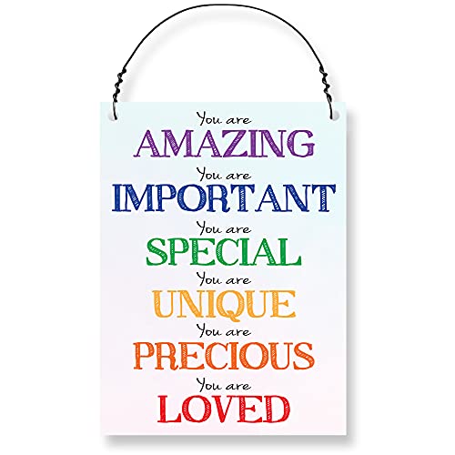 Wandschild, Aufschrift: „You Are Amazing“, inspirierende Freundschafts-Tafel, Retro-Look, 7,5 cm x 10 cm Wandschild, Aufschrift: „You Are Amazing“, inspirierende Freundschafts-Tafel, Retro-Look, 7,5 cm x 10 cm von Dorothy Spring
