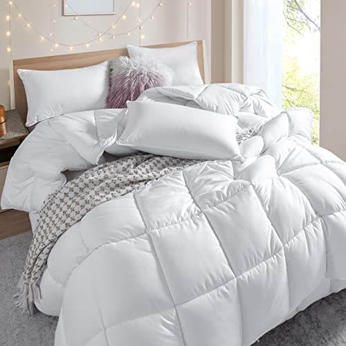 Dorrin Nessin Winter extra warmweiße Daunen-Alternative für King-Size-Betten, schwere Ganzjahres-Faserfüllung, Bettdeckeneinsatz, 106 x 90 cm, mit Ecklaschen – ultraweiche gebürstete Mikrofaser-Hülle Dorrin Nessin Winter extra warmweiße Daunen-Alternative für King-Size-Betten, schwere Ganzjahres-Faserfüllung, Bettdeckeneinsatz, 106 x 90 cm, mit Ecklaschen – ultraweiche gebürstete Mikrofaser-Hülle von Dorrin Nessin