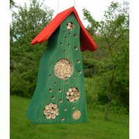 Insektenhotel Farbig Grün-Rot von DortenhofArt