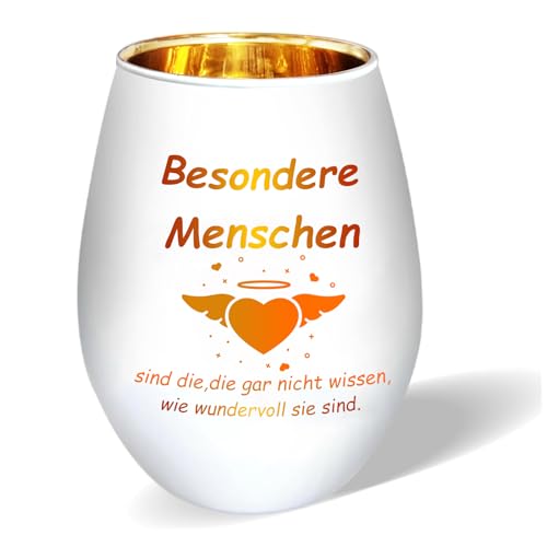 Windlicht aus Glas mit Gravur, Teelichthalter als Dankeschön Geschenke für Frauen Lehrerin Kollegin Freund Geburtstag Weihnachten Abschied Windlicht aus Glas mit Gravur, Teelichthalter als Dankeschön Geschenke für Frauen Lehrerin Kollegin Freund Geburtstag Weihnachten Abschied von Doruivo