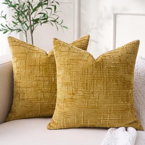 Boho Kissenbezug 45x45 Cord Kissen Gelb Dekokissen Sofakissenbezüge Flauschige Kissen Wohnzimmer Decor Sofa kissenbezug Bunt Hygge Deko Boho Style Pillow Case Wohnzimmer Deko Modern Kissenhülle 45x45 von Dorunfeey