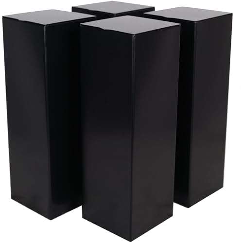 Dosenritter | 4 x eckige Vorratsdose/Teedose, aromadicht aus Metall für ca. 250g Earl Grey | 20,3 x 6,8 x 6,8 cm (H,B,T) | auch ideal als Kaffee- oder Gewürzdose von Dosenritter