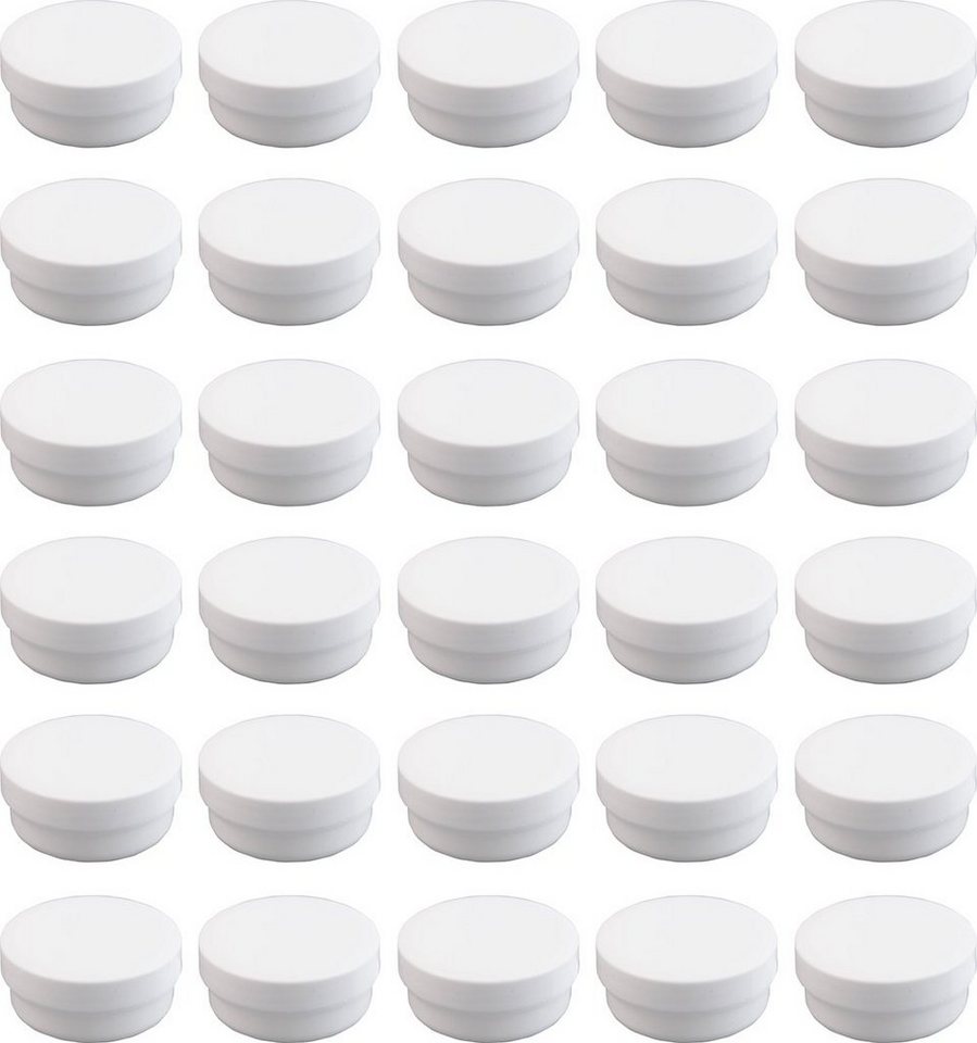 Doserie Kuhn Dose für Salben, Cremes oder Kleinigkeiten (Füllvolumen 12 ml (flach), 30 St., Salbendosen mit passenden Deckeln), Cremedose, Salbenkruke von Doserie Kuhn