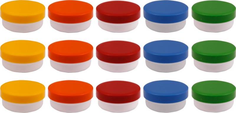 Doserie Kuhn Dose für Salben, Cremes oder Kleinigkeiten (Füllvolumen 12 ml (flach), Höhe 19 mm, 15 St., Salbendosen mit passenden Deckeln), Cremedose, Salbenkruke von Doserie Kuhn