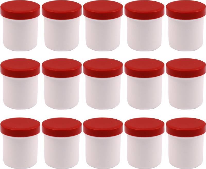 Doserie Kuhn Dose für Salben, Cremes oder Kleinigkeiten (Füllvolumen 12 ml (hoch), Höhe 31mm, 15 St., Salbendosen mit passenden Deckeln), Cremedose, Salbentiegel, Salbenkruke von Doserie Kuhn