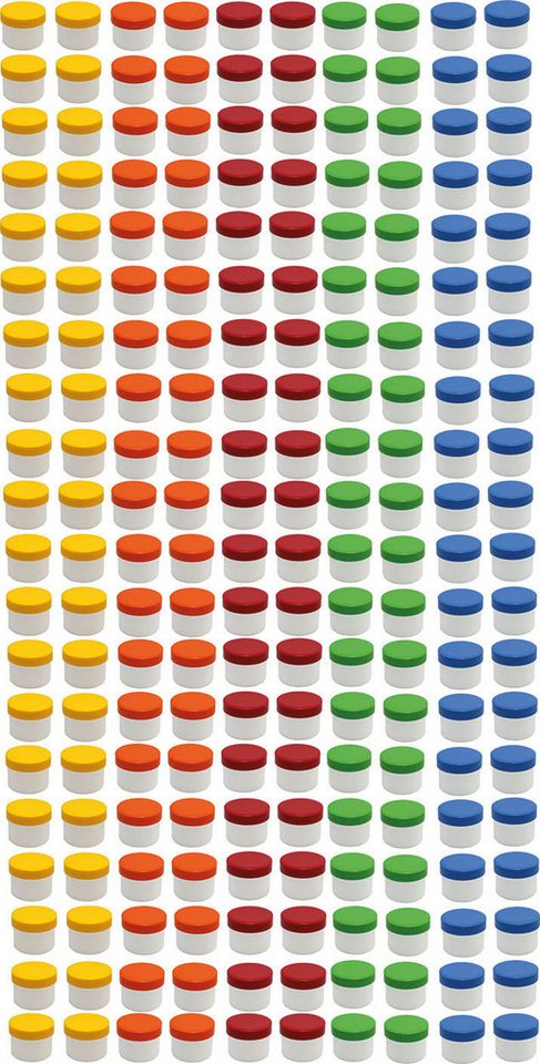 Doserie Kuhn Dose für Salben, Cremes oder Kleinigkeiten (Füllvolumen 35 ml (flach), Höhe 35 mm, 200 St., Salbendosen mit passenden Deckeln), Salbentiegel, Salbenkruke, Cremedose von Doserie Kuhn