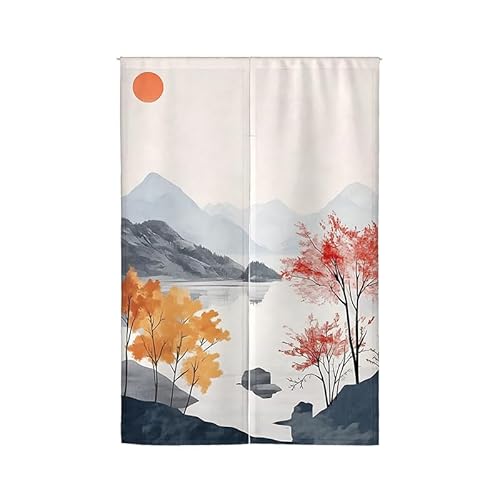 Dostear Japanischer Noren Lang Vorhang Türvorhang EIN bedruckter halbtüriger Vorhang im japanischen Stil bedruckter Türvorhang für Sichtschutz Trennwand Küche 10669 70x150cm Dostear Japanischer Noren Lang Vorhang Türvorhang EIN bedruckter halbtüriger Vorhang im japanischen Stil bedruckter Türvorhang für Sichtschutz Trennwand Küche 10669 70x150cm von Dostear