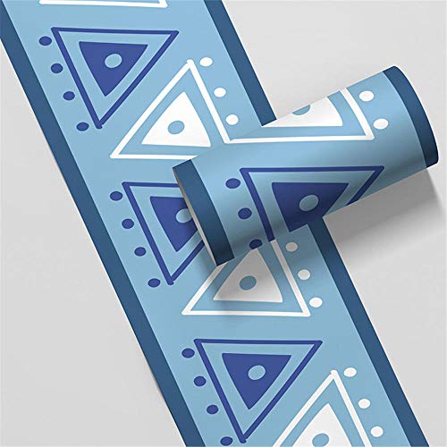 TapetenbordüRe Selbstklebende BordüRe Wand Wohnzimmer Tapeten Fliesenaufkleber Bad Dekoband Selbstklebend Blaues Dreieck 10 X 500cm TapetenbordüRe Selbstklebende BordüRe Wand Wohnzimmer Tapeten Fliesenaufkleber Bad Dekoband Selbstklebend Blaues Dreieck 10 X 500cm von Dostear