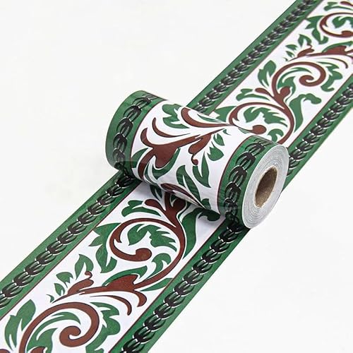TapetenbordüRe Selbstklebende BordüRe Wand Wohnzimmer Tapeten Fliesenaufkleber Bad Dekoband Selbstklebend Grün-44 10cm X 300cm TapetenbordüRe Selbstklebende BordüRe Wand Wohnzimmer Tapeten Fliesenaufkleber Bad Dekoband Selbstklebend Grün-44 10cm X 300cm von Dostear