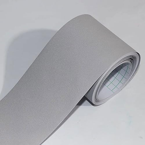 TapetenbordüRe Selbstklebende BordüRe Wand Wohnzimmer Tapeten Fliesenaufkleber Bad Dekoband Selbstklebend grau 4 15x1000cm von Dostear