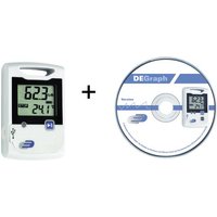 Dostmann electronic Multi-Datenlogger LOG20 Set Messgröße Temperatur, Luftfeuchtigkeit von Dostmann electronic