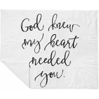 Gott Kannte Mein Herz Brauchte Sie Babydecke. Swaddle Decke, Minky Decke. Regenbogen Baby Geschenk. Babybettwäsche. Kinderzimmer Dekor. Modernes von DotBoxed