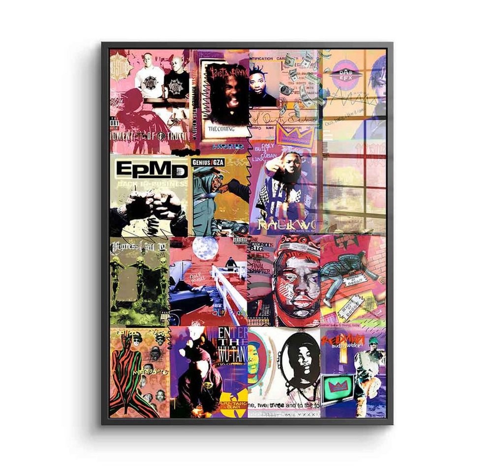 DOTCOMCANVAS® Acrylglasbild Golden Era - Acrylglas, Acrylglasbild Bild Rap Hip Hop B.I.G. Wu-Tang Clan Dr. Dre Nas EPMD von Dotcomcanvas