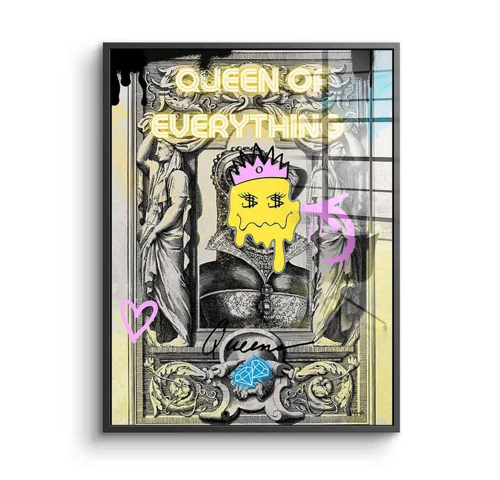 DOTCOMCANVAS® Acrylglasbild Queen of Everything - Acrylglas, Acrylglasbild Queen of Everything Pop Art Comic hochkant von Dotcomcanvas